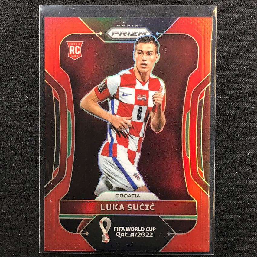 2022 Prizm Fifa World Cup Qatar Luka Sucic Rookie Red /399 No 62