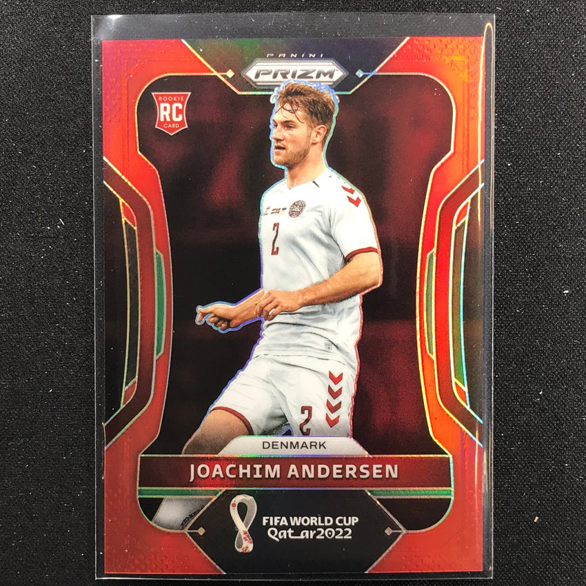 2022 Prizm FIFA World Cup Qatar JOACHIM ANDERSEN Rookie Red /399 #69