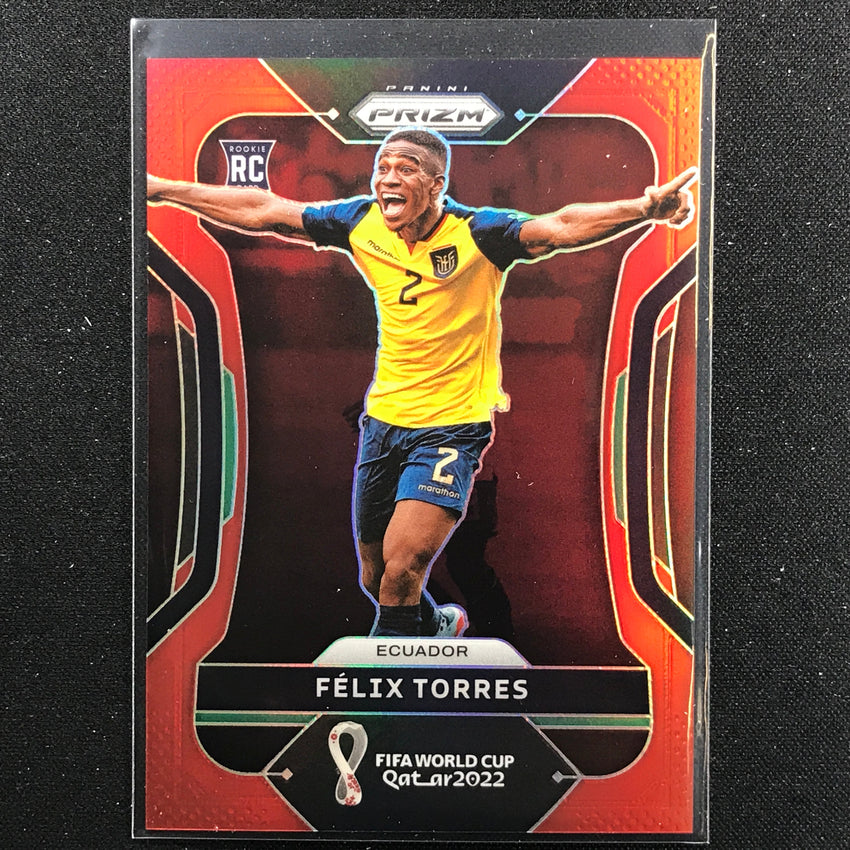2022 Prizm FIFA World Cup Qatar FELIX TORRES Rookie Red /399 #78