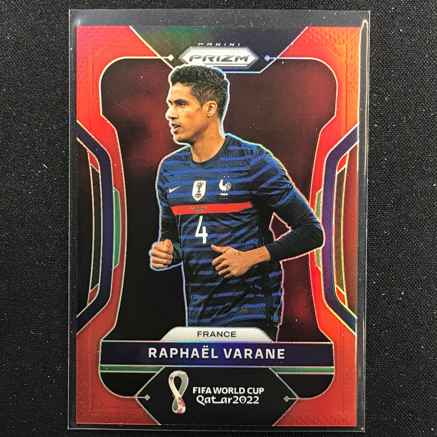 2022 Prizm FIFA World Cup Qatar RAPHAEL VARANE Red /399 #105