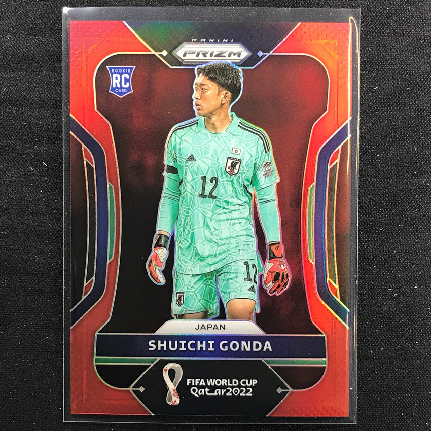 2022 Prizm FIFA World Cup Qatar SHUICHI GONDA Rookie Red /399 #131