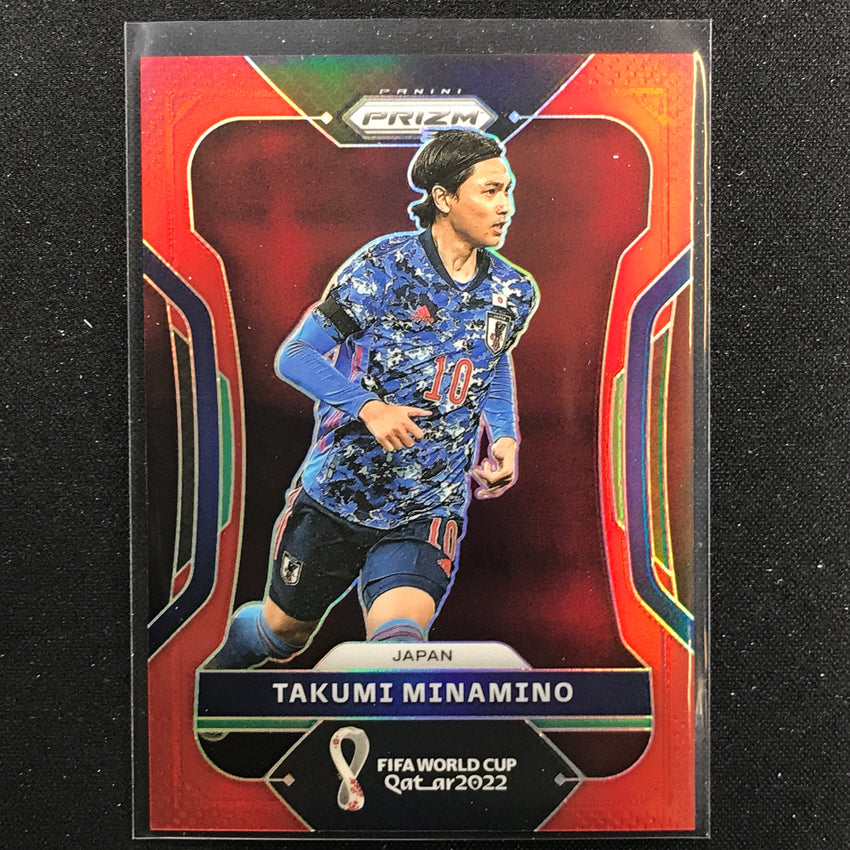2022 Prizm Fifa World Cup Qatar Takumi Minamino Red /399 No 133