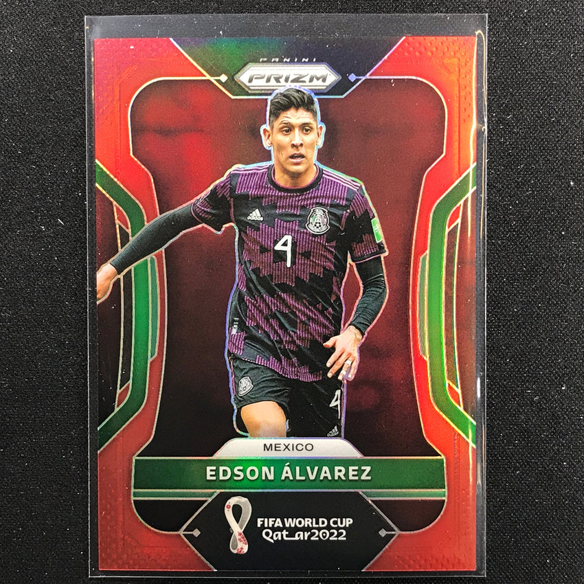 2022 Prizm FIFA World Cup Qatar EDSON ALVAREZ Red /399 #144