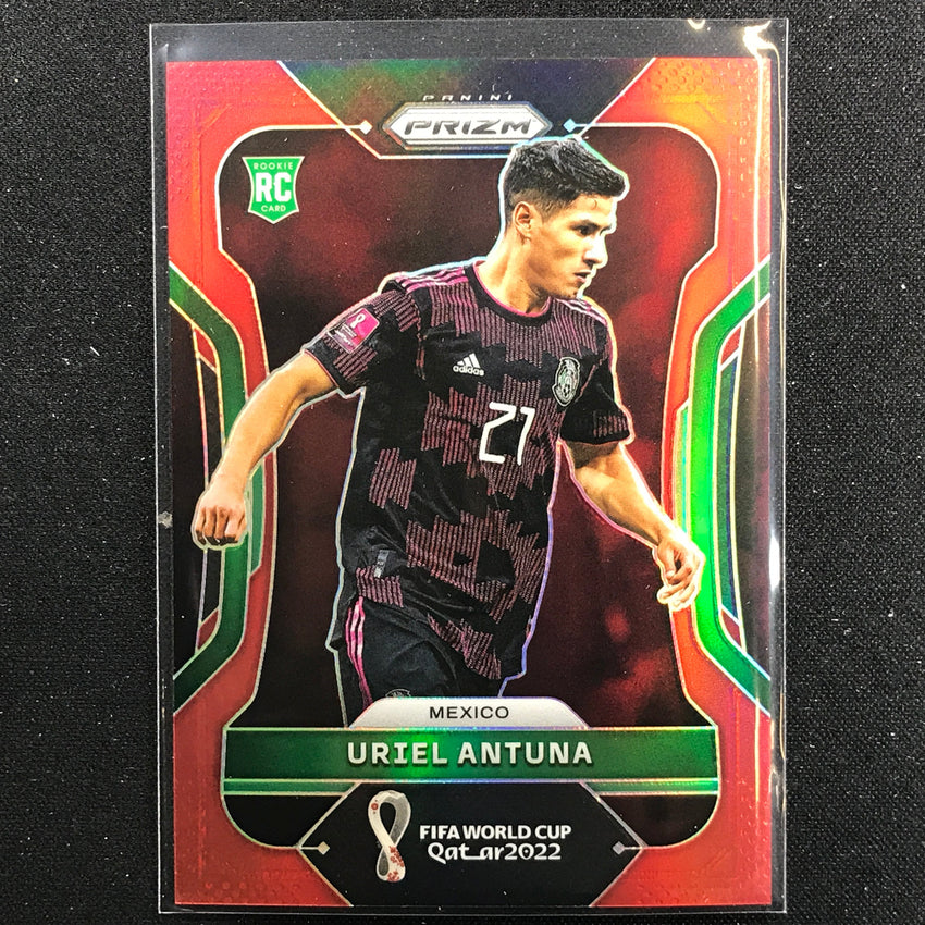 2022 Prizm FIFA World Cup Qatar URIEL ANTUNA Rookie Red /399 #151