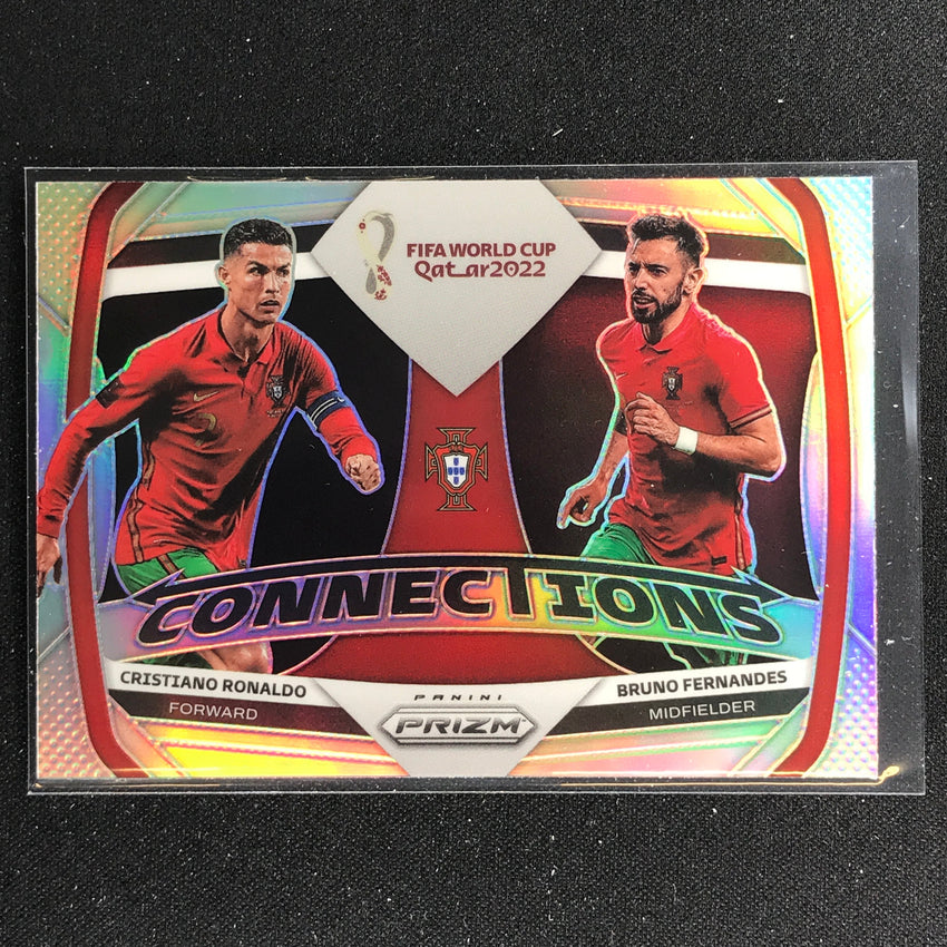 2022 Prizm Fifa World Cup Qatar Fernandes Cristiano Ronaldo Connection Silver No 7