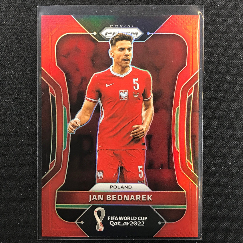 2022 Prizm FIFA World Cup Qatar JAN BEDNAREK Red /399 #166