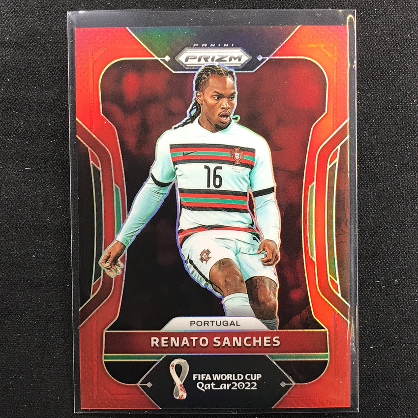 2022 Prizm FIFA World Cup Qatar RENATO SANCHES Red /399 #182