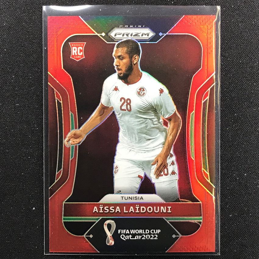 2022 Prizm FIFA World Cup Qatar AISSA LAIDOUNI Rookie Red /399 #191