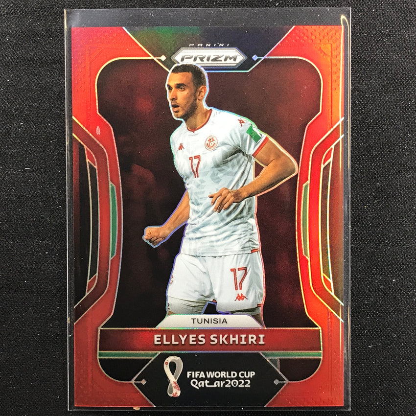 2022 Prizm FIFA World Cup Qatar ELLYES SKHIRI Red /399 #194