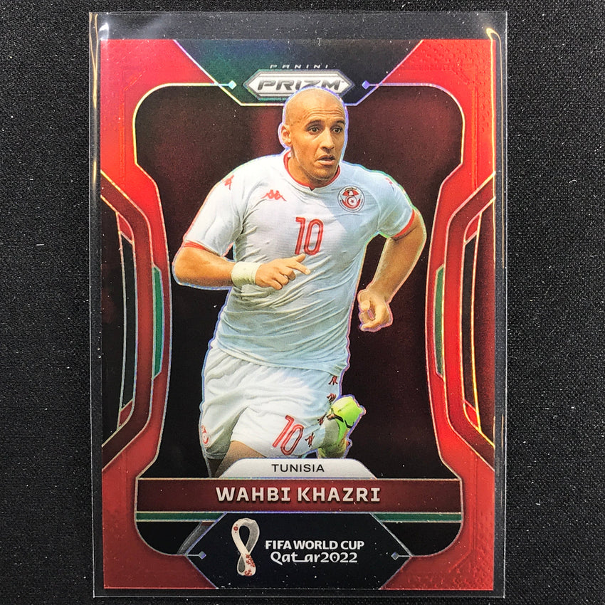 2022 Prizm FIFA World Cup Qatar WAHBI KHAZRI Red /399 #197