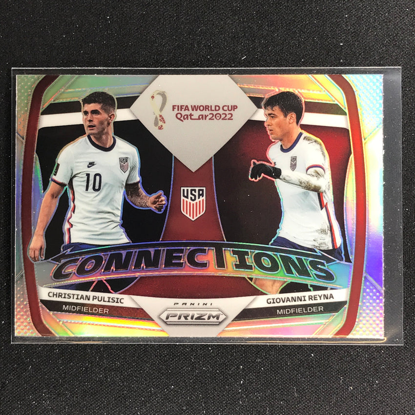2022 Prizm FIFA World Cup Qatar CHRISTIAN PULISIC REYNA Connections Silver #11
