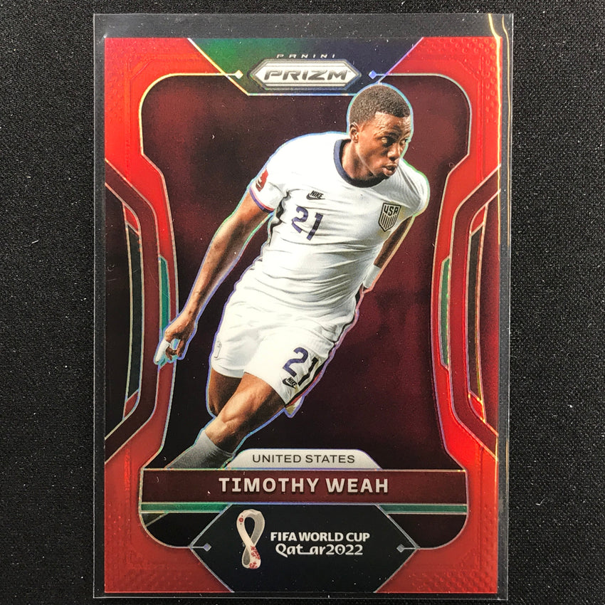 2022 Prizm FIFA World Cup Qatar TIMOTHY WEAH Red /399 #207