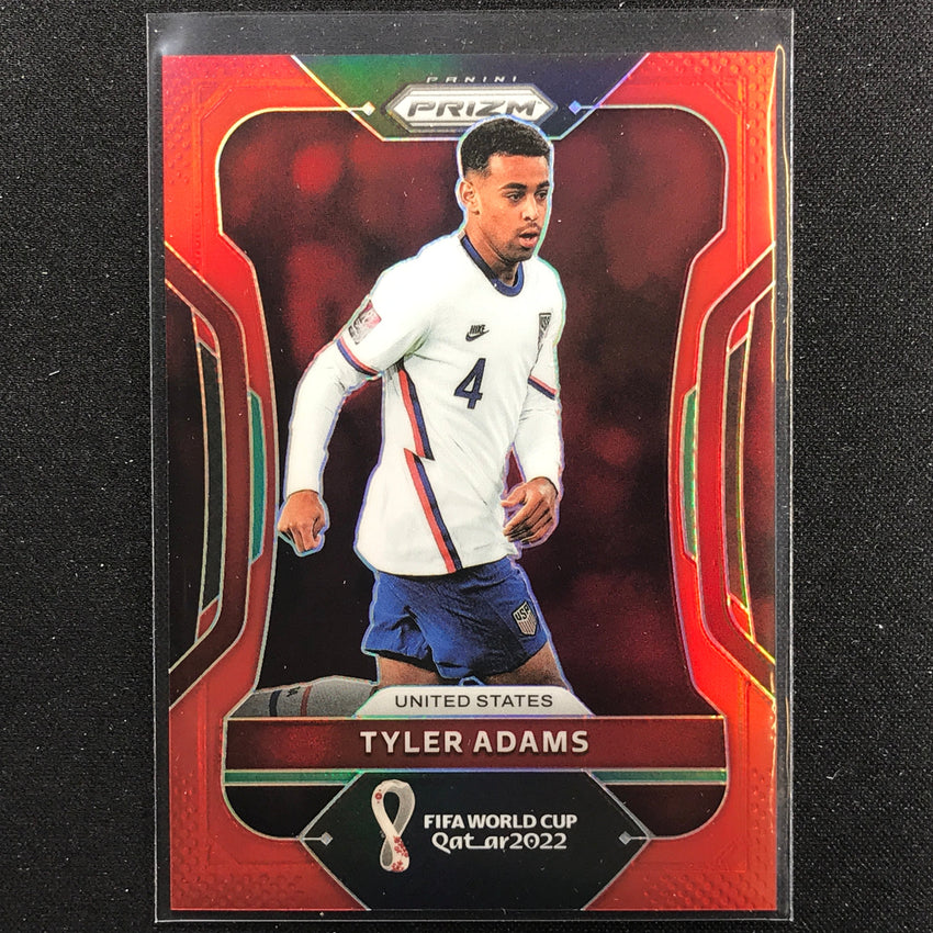 2022 Prizm FIFA World Cup Qatar TYLER ADAMS Red /399 #208