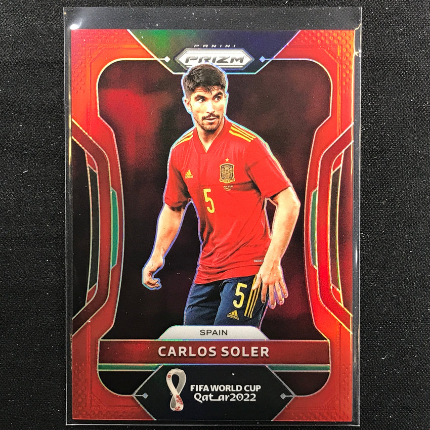 2022 Prizm FIFA World Cup Qatar CARLOS SOLER Red /399 #219
