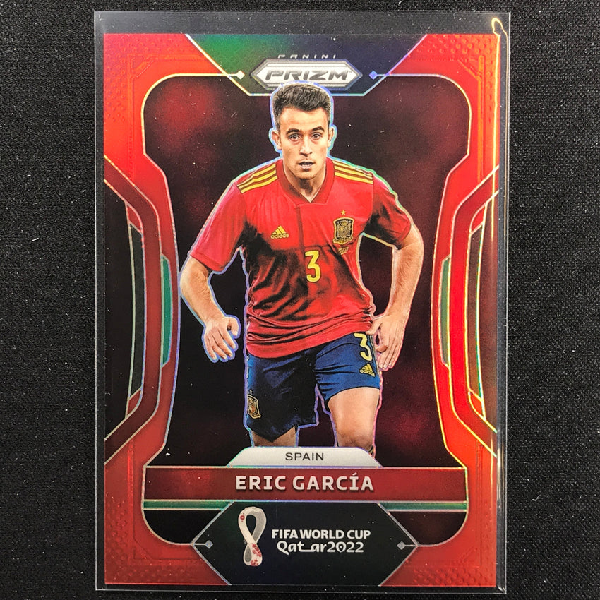 2022 Prizm FIFA World Cup Qatar ERIC GARCIA Red /399 #221