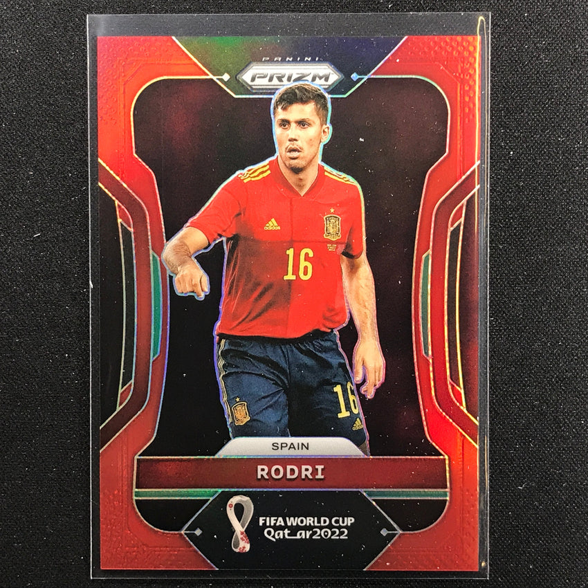 2022 Prizm FIFA World Cup Qatar RODRI Red /399 #227