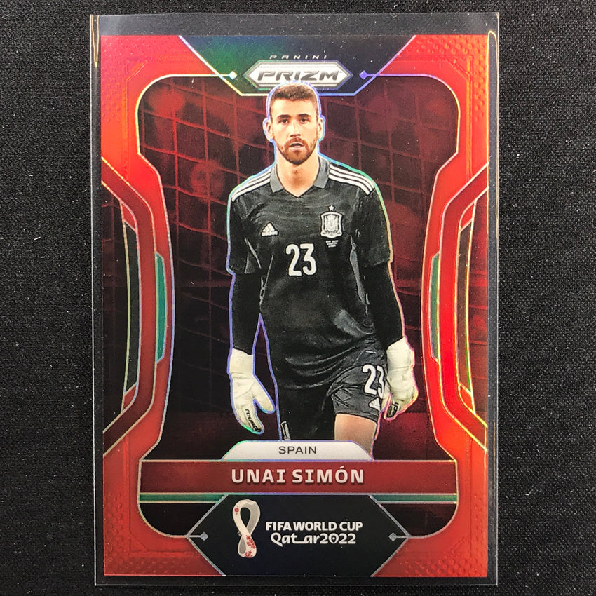 2022 Prizm FIFA World Cup Qatar UNAI SIMON Red /399 #228