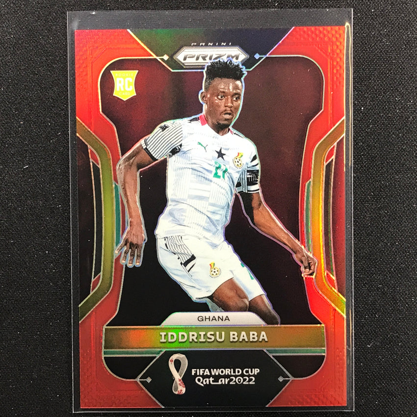 2022 Prizm FIFA World Cup Qatar IDDRISU BABA Rookie Red /399 #232