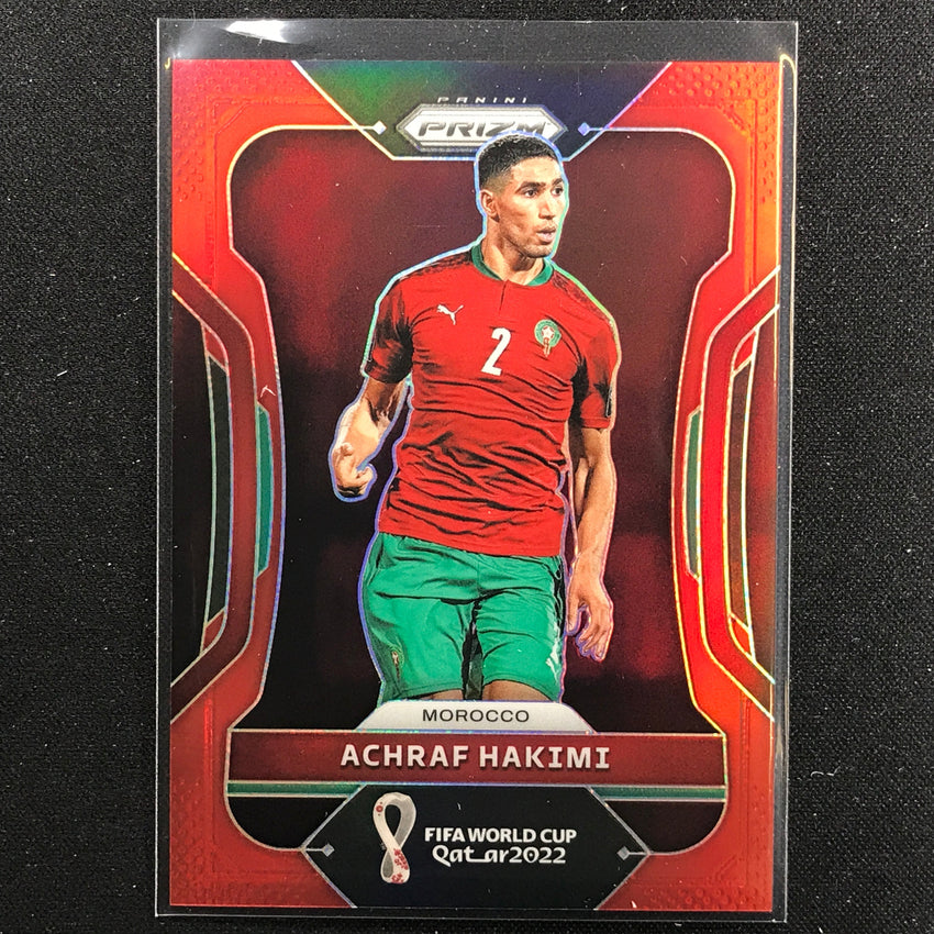 2022 Prizm Fifa World Cup Qatar Achraf Hakimi Red /399 No 236