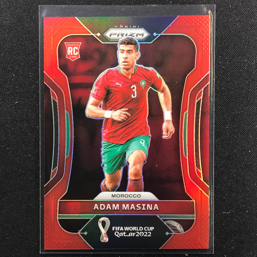 2022 Prizm FIFA World Cup Qatar ADAM MASINA Rookie Red /399 #237