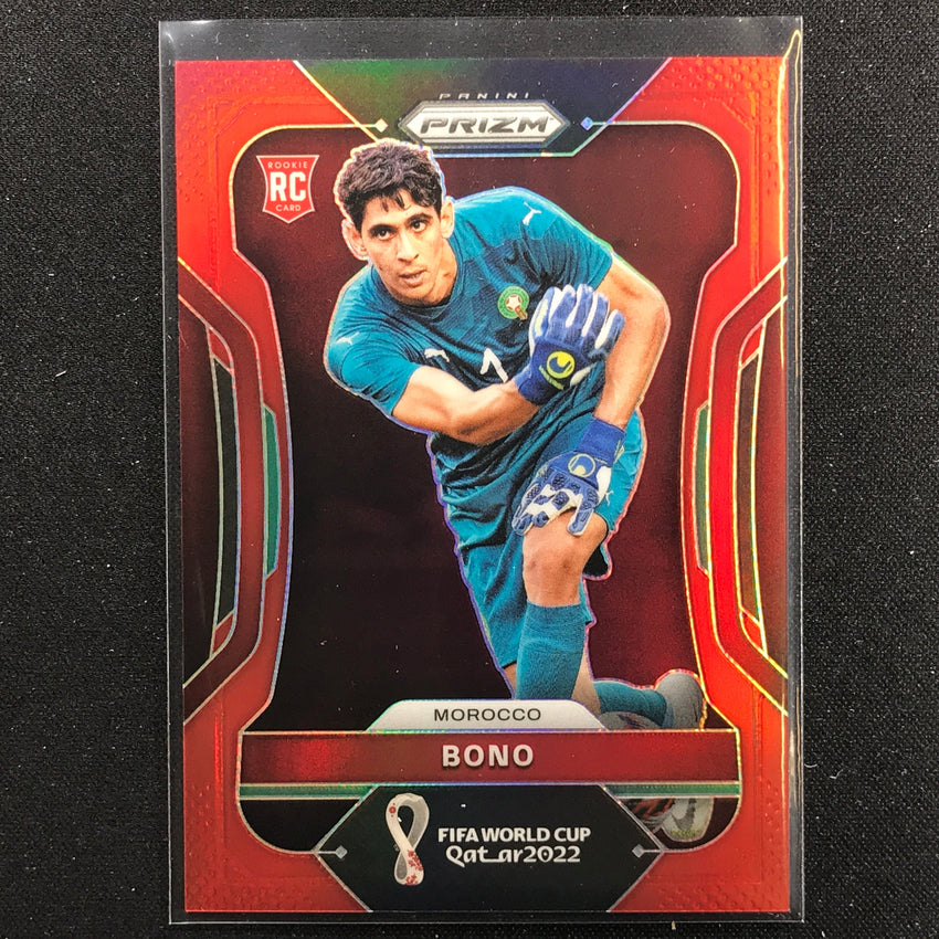2022 Prizm Fifa World Cup Qatar Bono Rookie Red /399 No 238