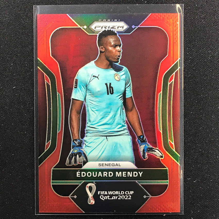 2022 Prizm FIFA World Cup Qatar EDOUARD MENDY Red /399 #247