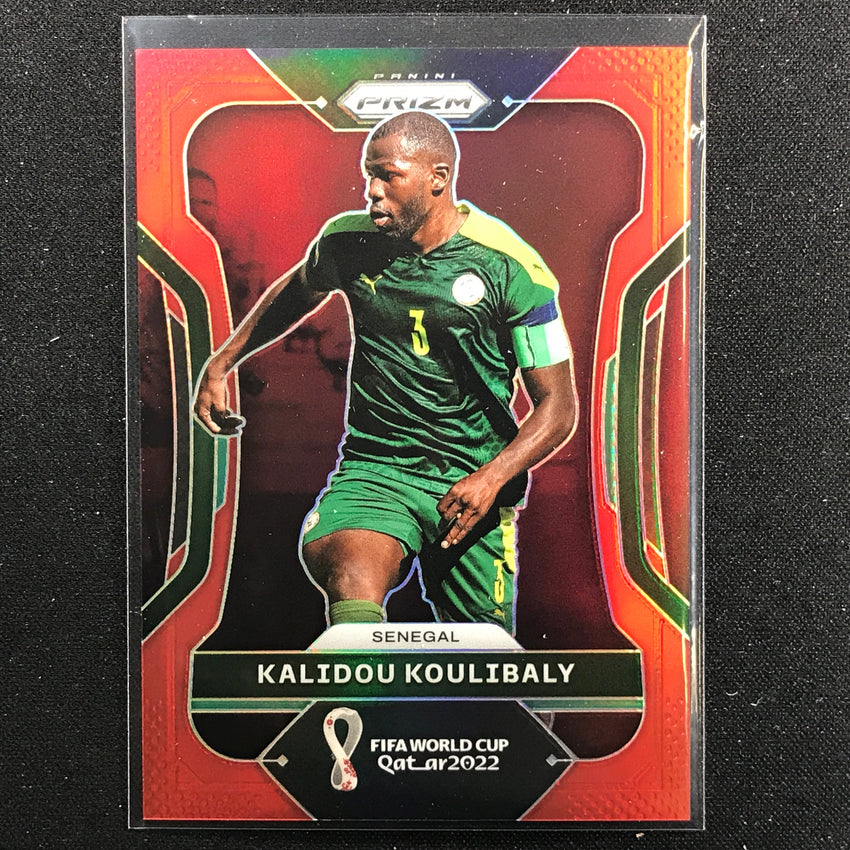 2022 Prizm FIFA World Cup Qatar KALIDOU KOULIBALY Red /399 #250
