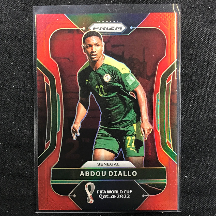 2022 Prizm FIFA World Cup Qatar ABDOU DIALLO Red /399 #251