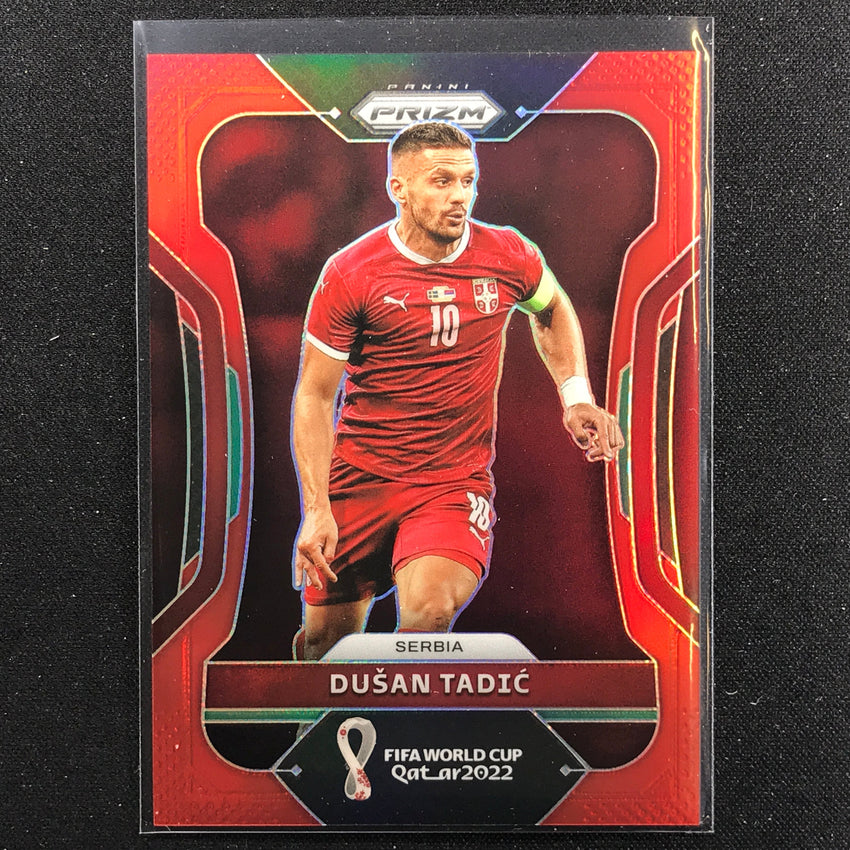 2022 Prizm Fifa World Cup Qatar Dusan Tadic Red /399 No 254
