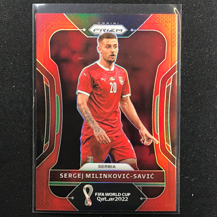 2022 Prizm Fifa World Cup Qatar Sergej Milinkovic-savic Red /399 No 260