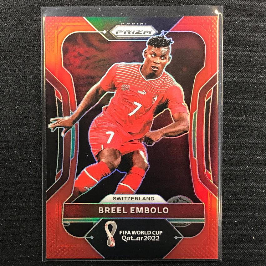 2022 Prizm FIFA World Cup Qatar BREEL EMBOLO Red /399 #262