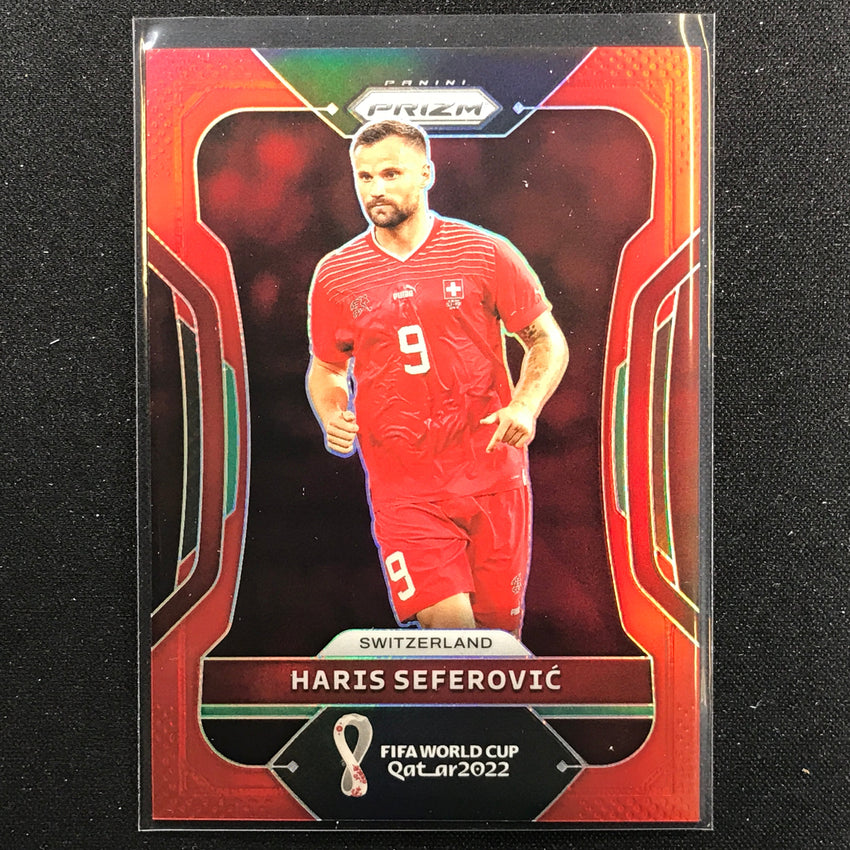 2022 Prizm FIFA World Cup Qatar HARIS SEFEROVIC Red /399 #263