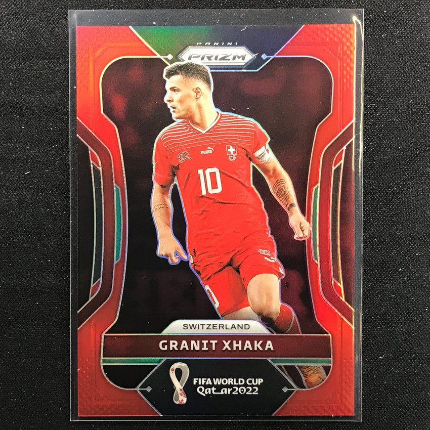 2022 Prizm FIFA World Cup Qatar GRANIT XHAKA Red /399 #264