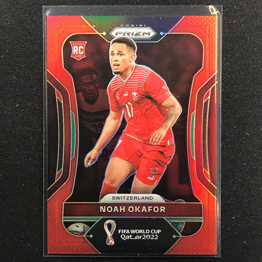 2022 Prizm Fifa World Cup Qatar Noah Okafor Rookie Red /399 No 268