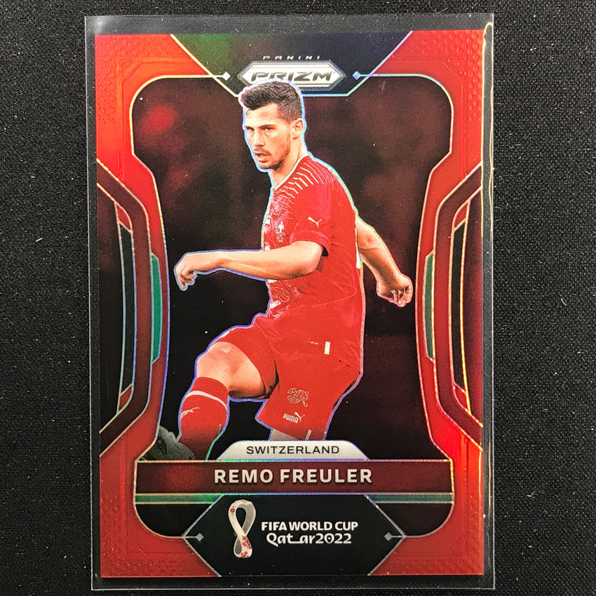 2022 Prizm FIFA World Cup Qatar REMO FREULER Red /399 #269