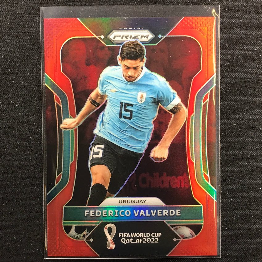 2022 Prizm FIFA World Cup Qatar FEDERICO VALVERDE Red /399 #277