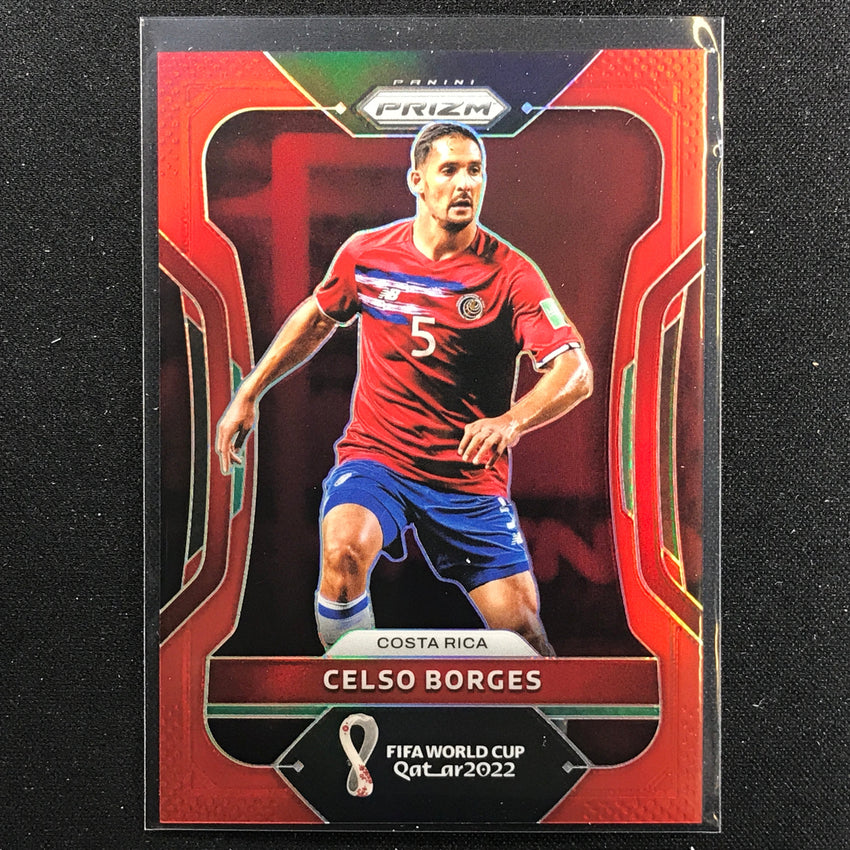 2022 Prizm FIFA World Cup Qatar CELSO BORGES Red /399 #290