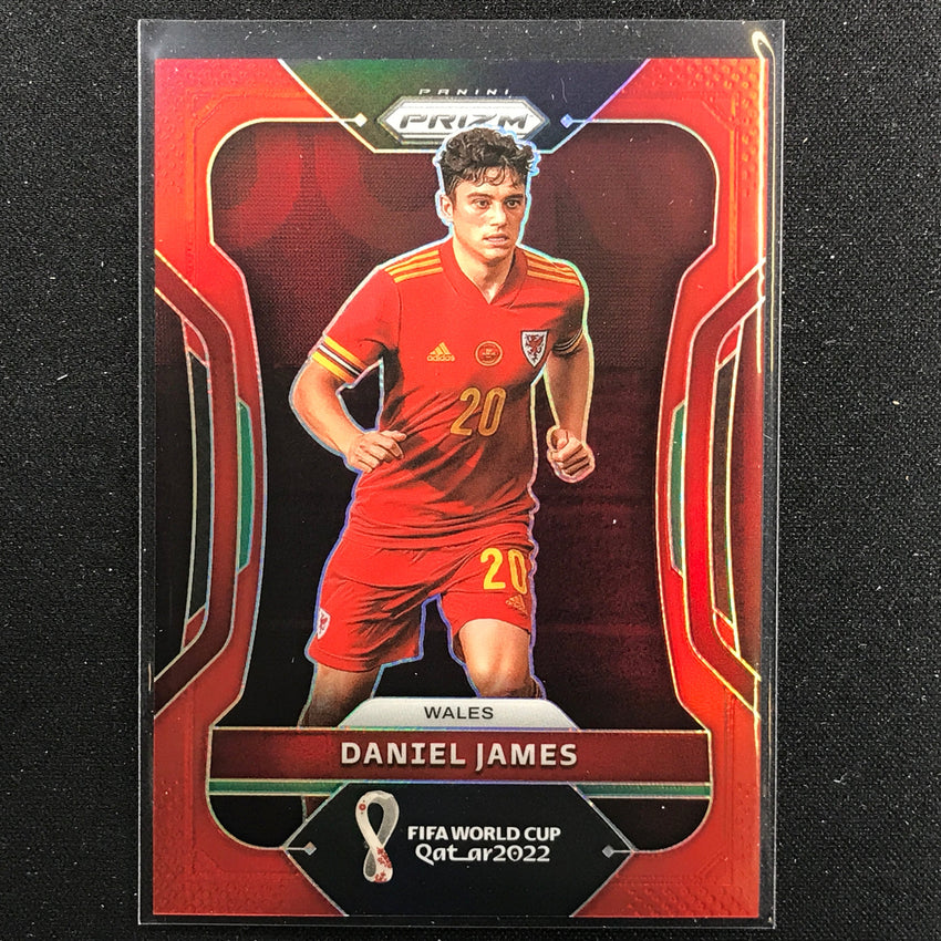 2022 Prizm FIFA World Cup Qatar DANIEL JAMES Red /399 #296