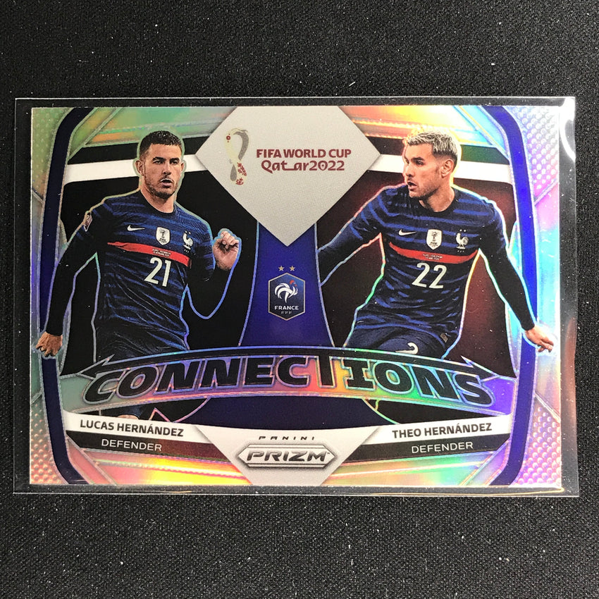 2022 Prizm FIFA World Cup Qatar LUCAS THEO HERNANDEZ Connections Silver #18