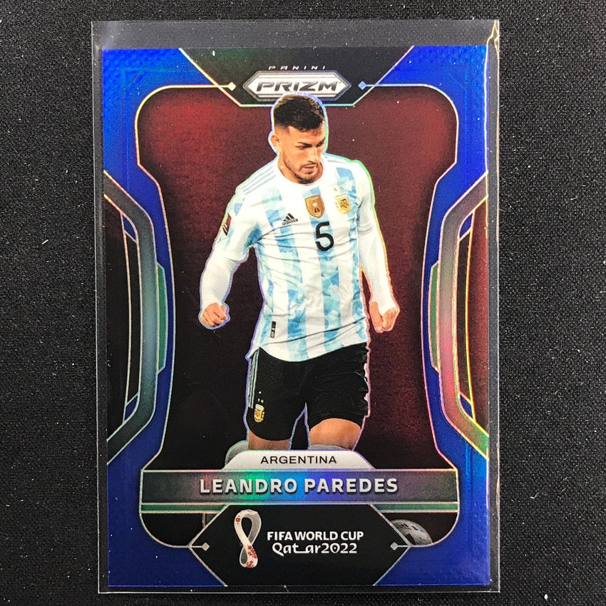 2022 Prizm FIFA World Cup Qatar LEANDRO PAREDES Blue /299 #6