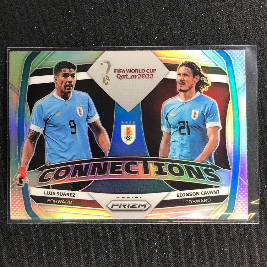 2022 Prizm FIFA World Cup Qatar CAVANI LUIS SUAREZ Connections Silver #19