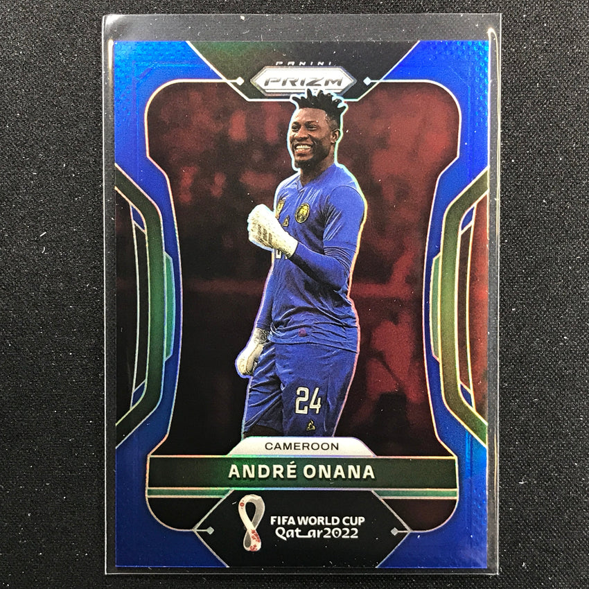 2022 Prizm FIFA World Cup Qatar ANDRE ONANA Blue /299 #37