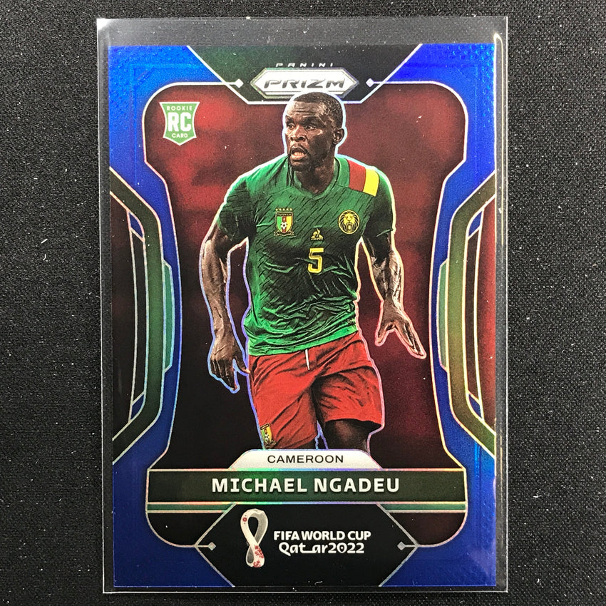 2022 Prizm FIFA World Cup Qatar MICHAEL NGADEU Rookie Blue /299 #43