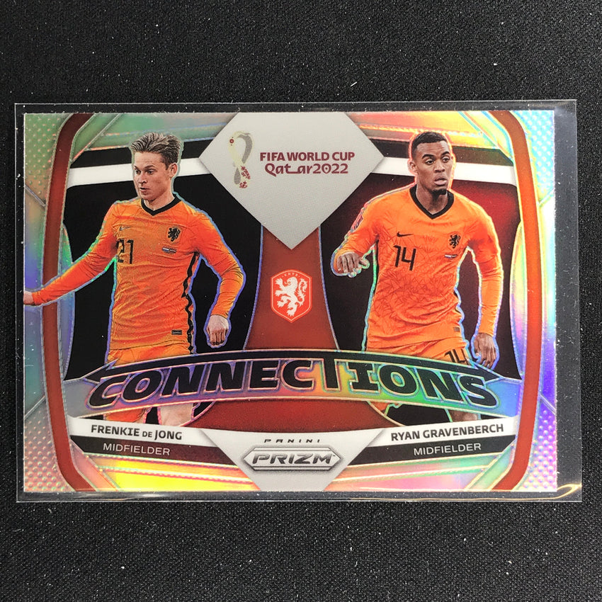 2022 Prizm Fifa World Cup Qatar Frenkie De Jong Gravenberch Connection Silver 21