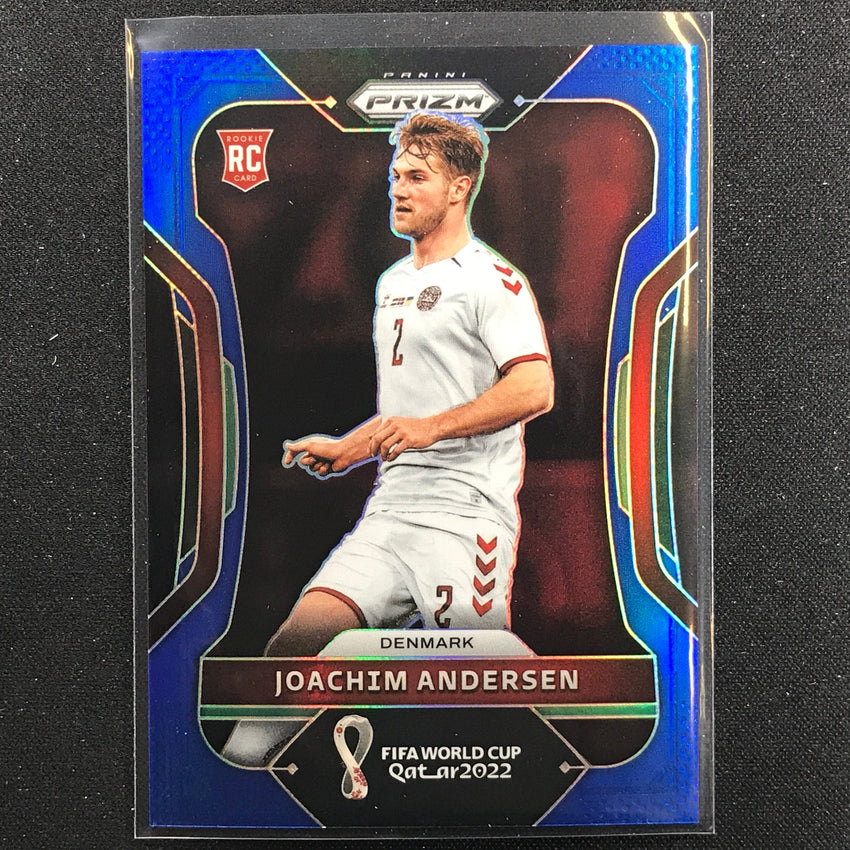 2022 Prizm FIFA World Cup Qatar JOACHIM ANDERSEN Rookie Blue /299 #69