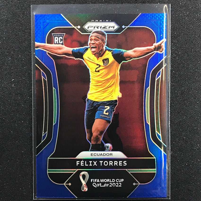 2022 Prizm FIFA World Cup Qatar FELIX TORRES Rookie Blue /299 #78