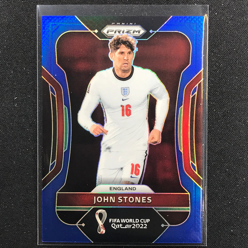 2022 Prizm FIFA World Cup Qatar JOHN STONES Blue /299 #88
