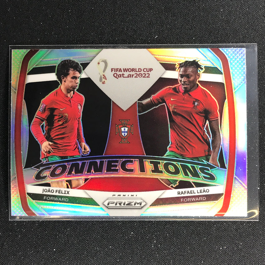 2022 Prizm FIFA World Cup Qatar JOAO FELIX RAFAEL LEAO Connections Silver #24