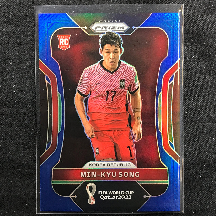 2022 Prizm FIFA World Cup Qatar MIN-KYU SONG Rookie Blue /299 #138
