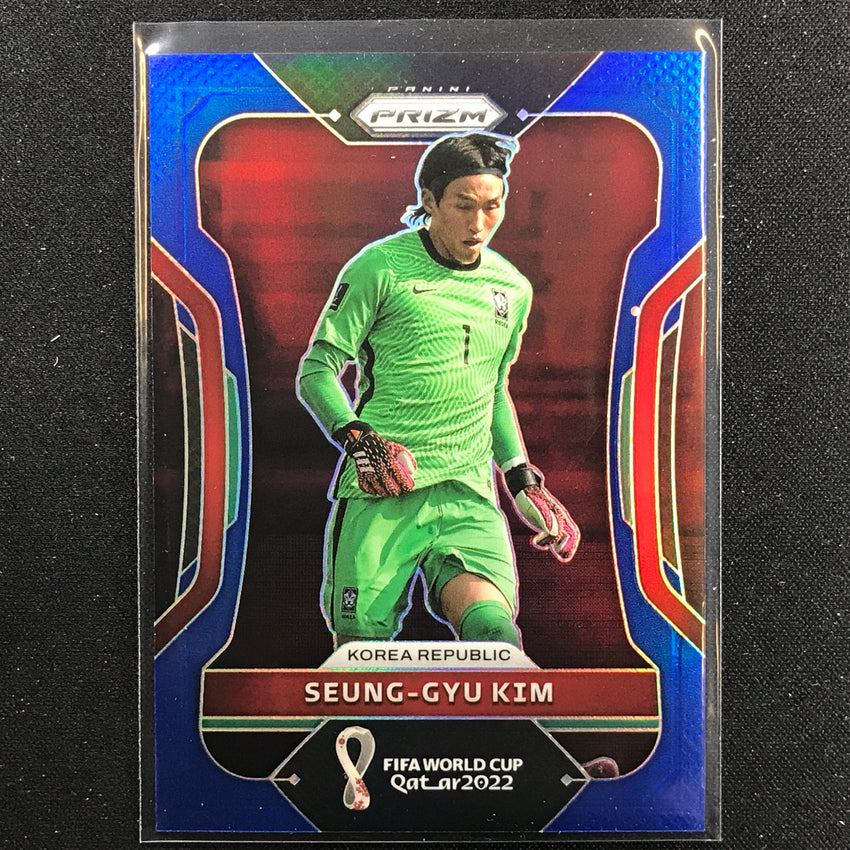 2022 Prizm FIFA World Cup Qatar SEUNG-GYU KIM Blue /299 #139
